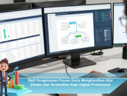 Skill Pengelolaan Proses Kerja Menghasilkan Alur Efisien dan Terstruktur Rapi Digital Profesional